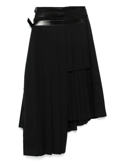 Pleated midi skirt JUNYA WATANABE | JNS0040511BLACK